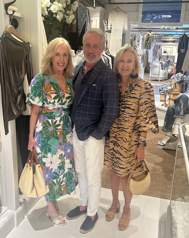 Amy Hoadley, Jack Lynch, Karen Klopp at Ralph Lauren East Hampton